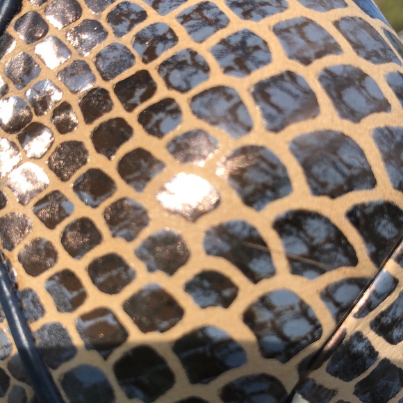 ROCKPORT By ADIDAS Leather Snakeskin Print Booties Heels Shoes Size 6 - Picture 10 of 17